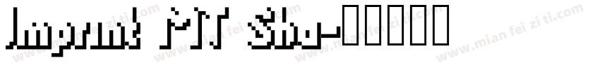 Imprint MT Sha字体转换
